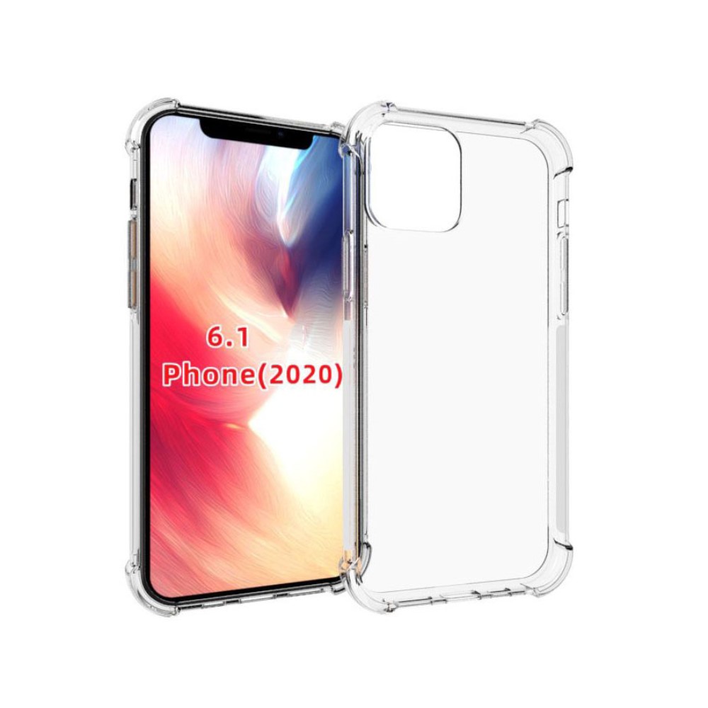  iPhone 12 / 12 Pro - Shockproof Transparent TPU - Teknikhallen.se