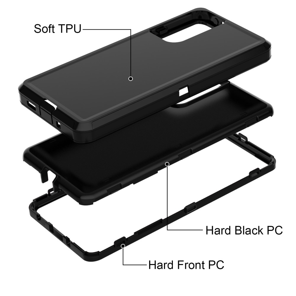  Samsung Galaxy S20 FE - Shockproof Xtreme Skal - Svart - Teknikhallen.se