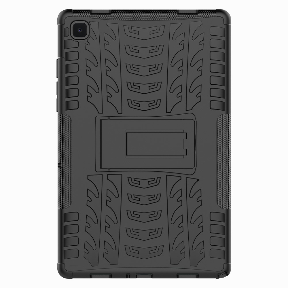  Samsung Galaxy Tab A7 10.4 Skal Rugged Kickstand Armor Svart - Teknikhallen.se