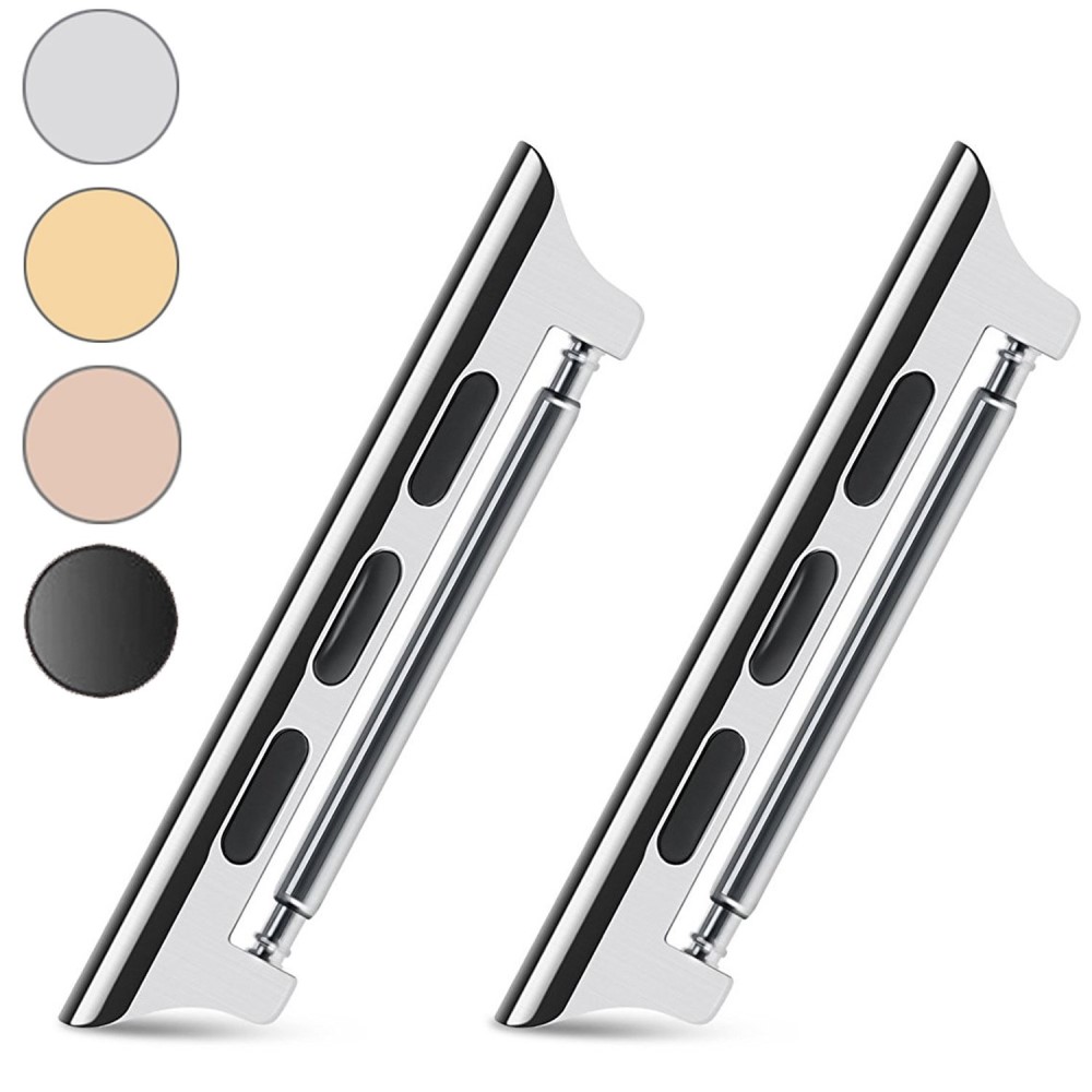  Spring Bar Fsten till Apple Watch 41/40/38 mm - Silver - Teknikhallen.se