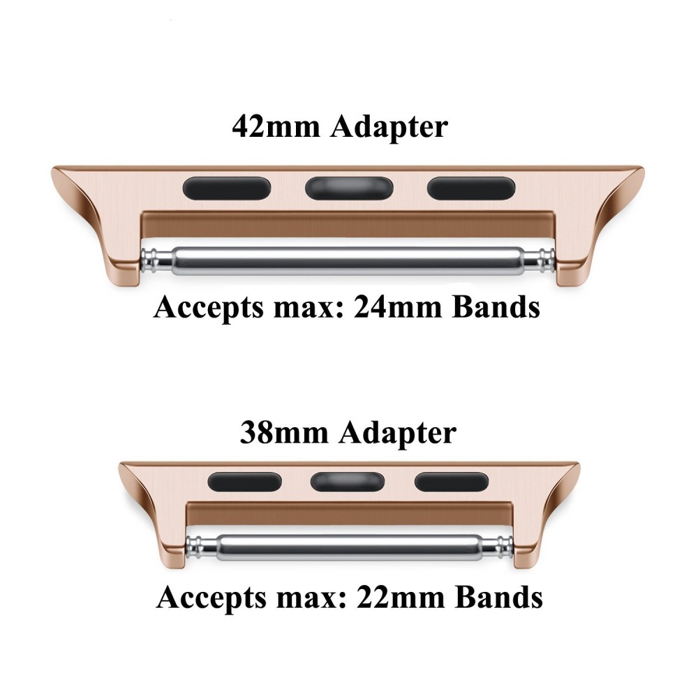  Spring Bar Fsten till Apple Watch 42/44/45/49 mm Rosguld - Teknikhallen.se