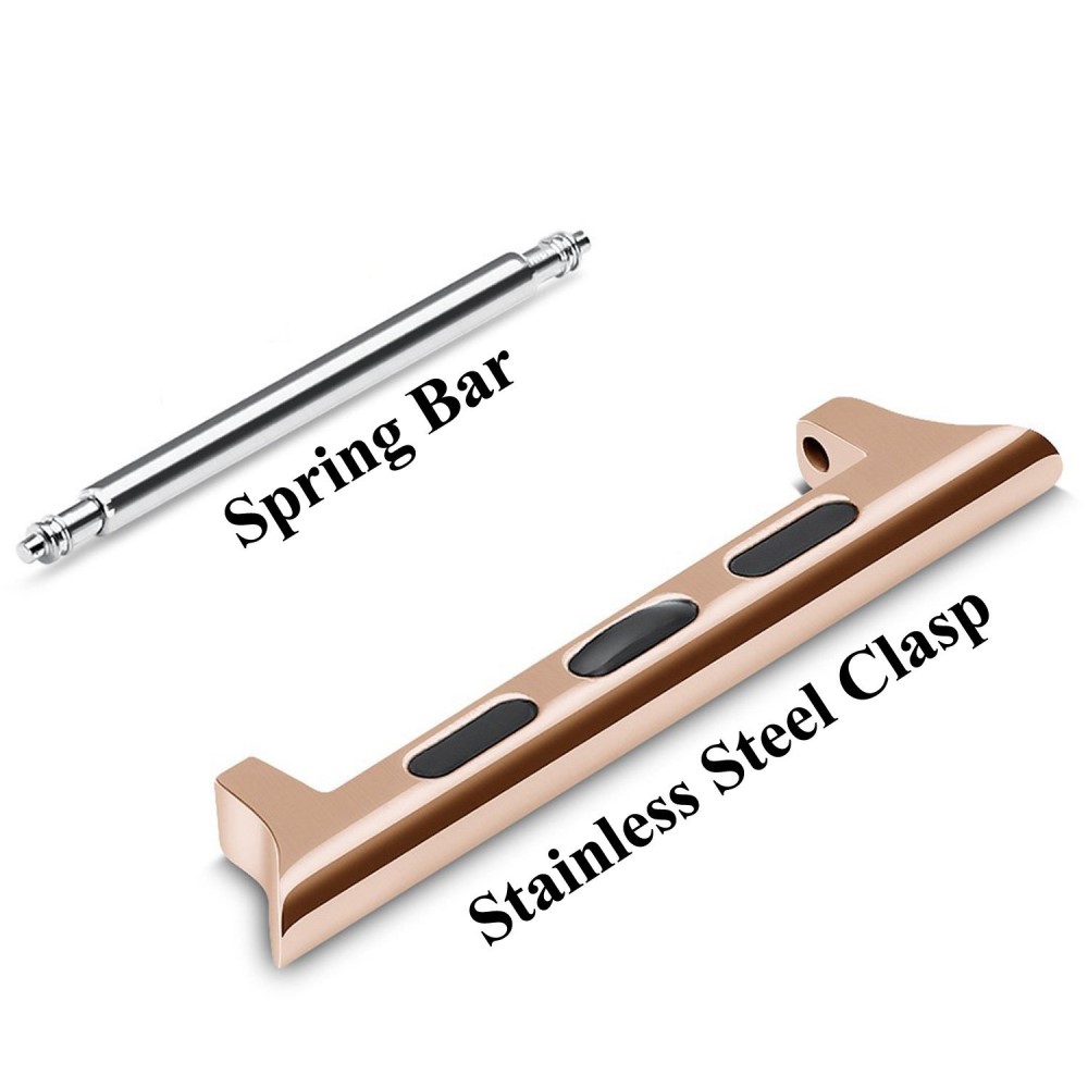  Spring Bar Fästen till Apple Watch 42/44/45/49 mm Roséguld - Teknikhallen.se