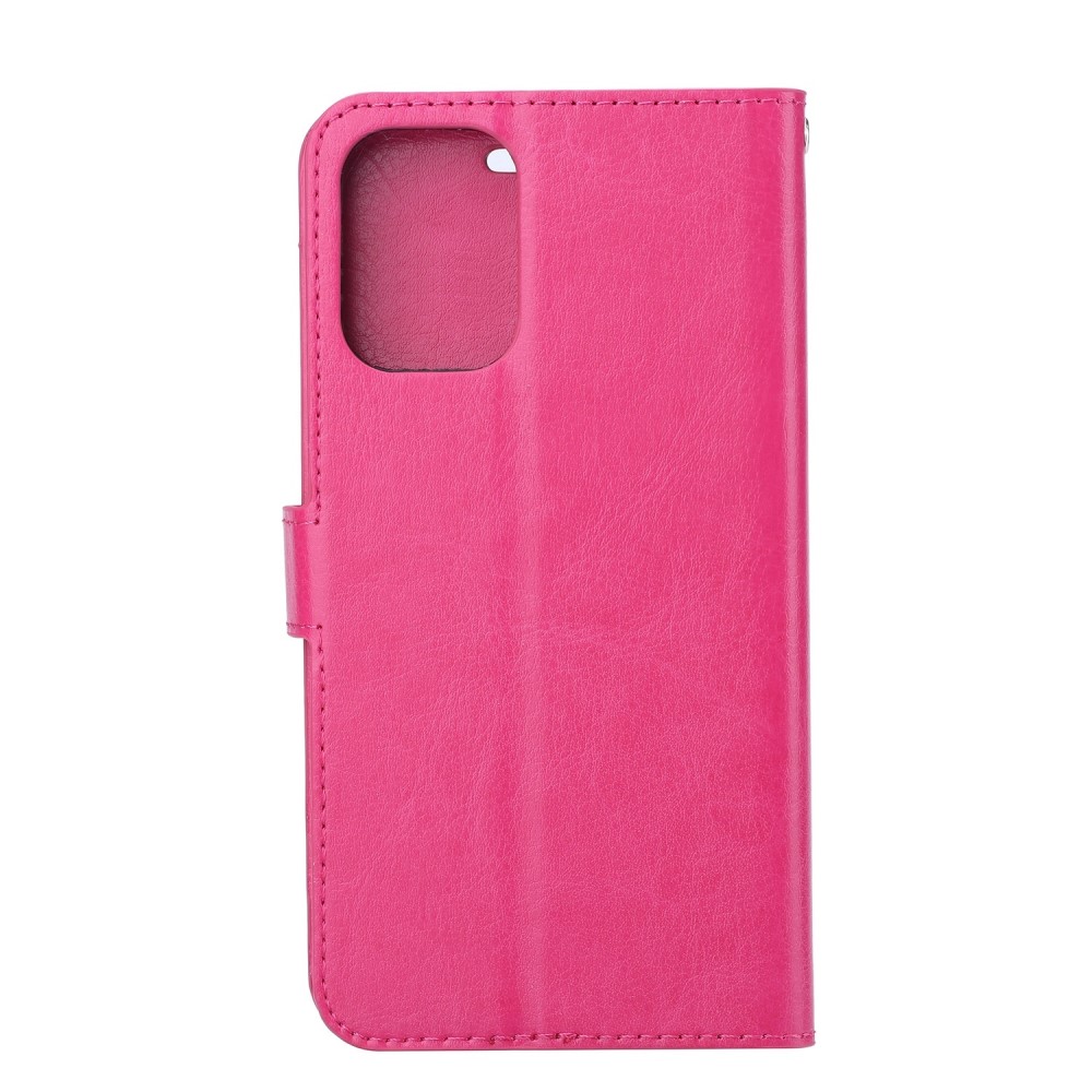  Samsung Galaxy S21 Plus - Crazy Horse Fodral - Rosa - Teknikhallen.se