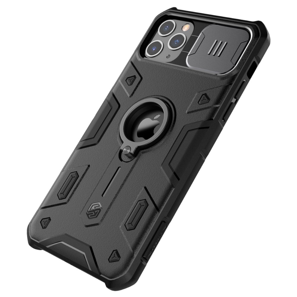 NILLKIN iPhone 11 Pro - NILLKIN CamShield Armor Ring Skal - Svart - Teknikhallen.se