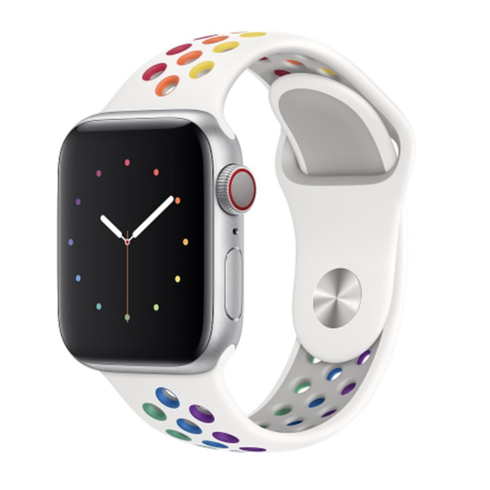  Ihligt Silikon Armband Apple Watch 41/40/38 mm - Pride - Teknikhallen.se