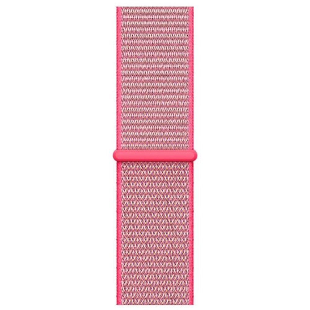  Nylon Loop Armband Justerbart Apple Watch 42/44/45/49 mm Rosa - Teknikhallen.se