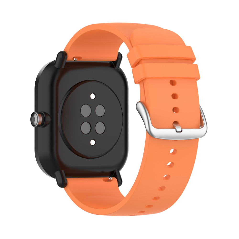  Silikon Armband För Smartwatch (20 mm) - Peach - Teknikhallen.se