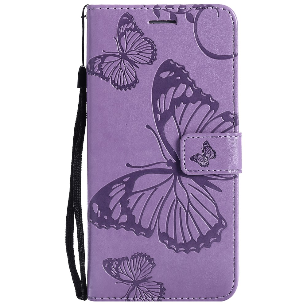  iPhone 13 Pro - Fodral Med Butterfly Tryck - Lila - Teknikhallen.se