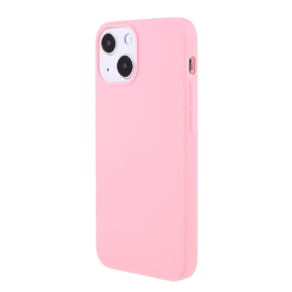  iPhone 13 Mini - Matt TPU Skal - Ljus Rosa - Teknikhallen.se