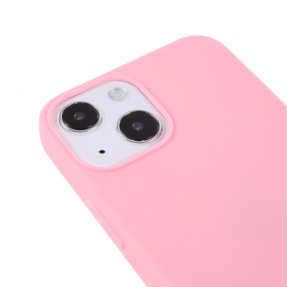  iPhone 13 Mini - Matt TPU Skal - Ljus Rosa - Teknikhallen.se