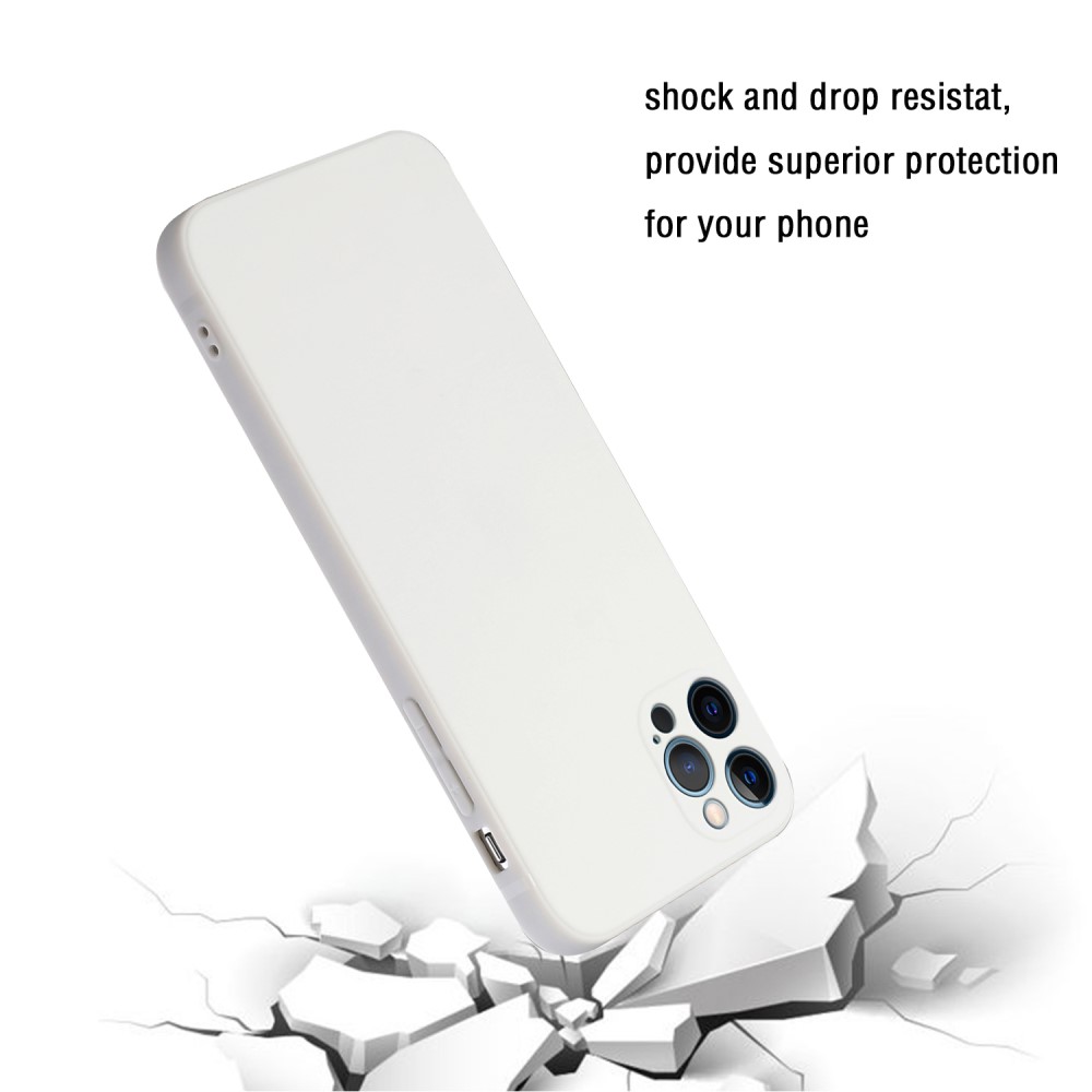  iPhone 13 Pro Max - Mobilskal Slim TPU - Vit - Teknikhallen.se