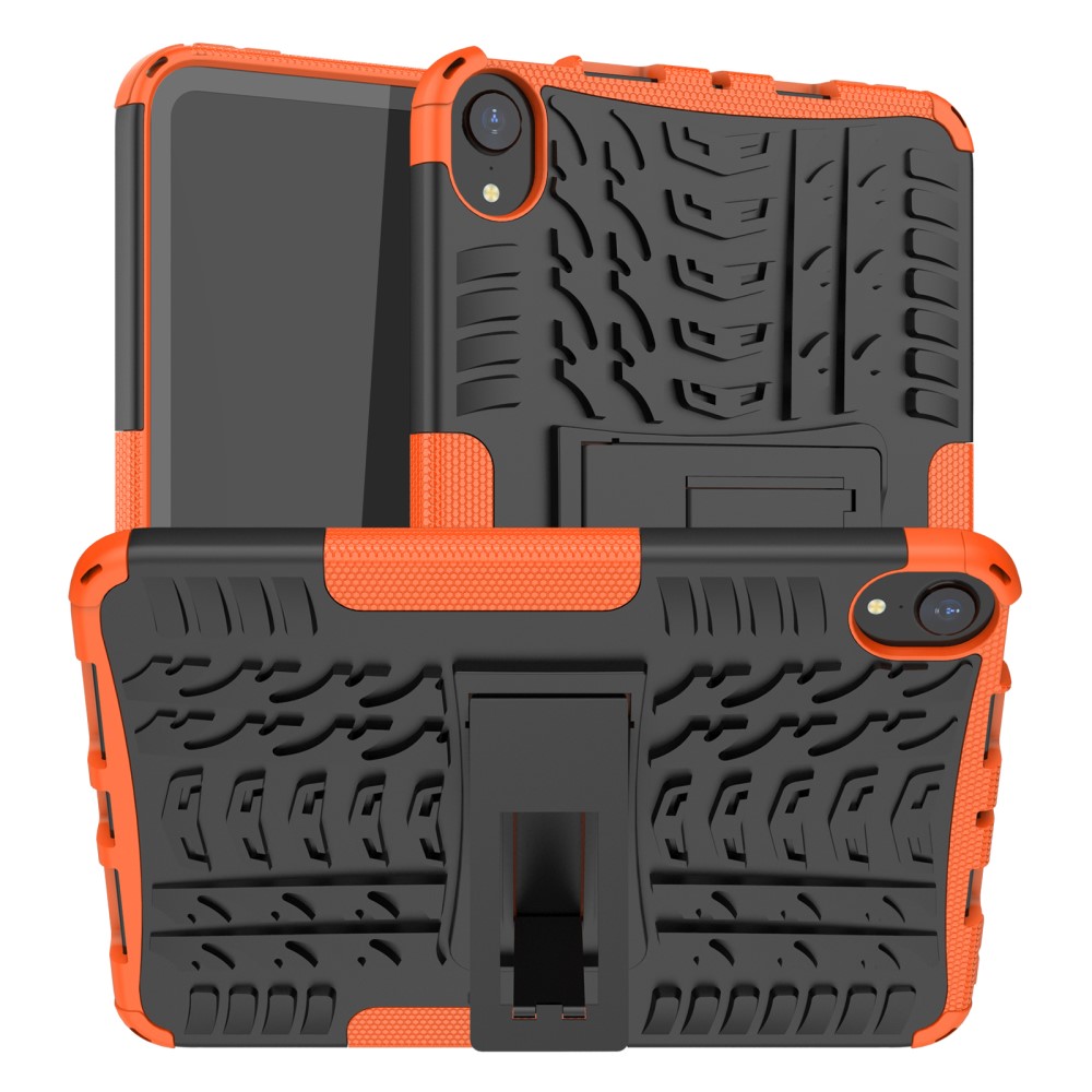  iPad Mini 2024/2021 Skal Rugged Kickstand Armor Orange - Teknikhallen.se