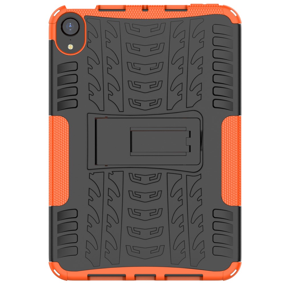  iPad Mini 2024/2021 Skal Rugged Kickstand Armor Orange - Teknikhallen.se