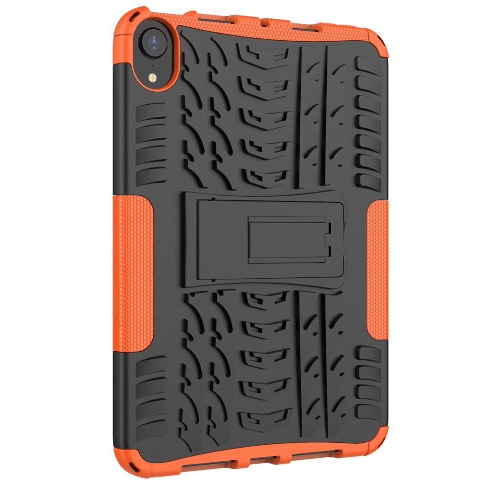  iPad Mini 2024/2021 Skal Rugged Kickstand Armor Orange - Teknikhallen.se