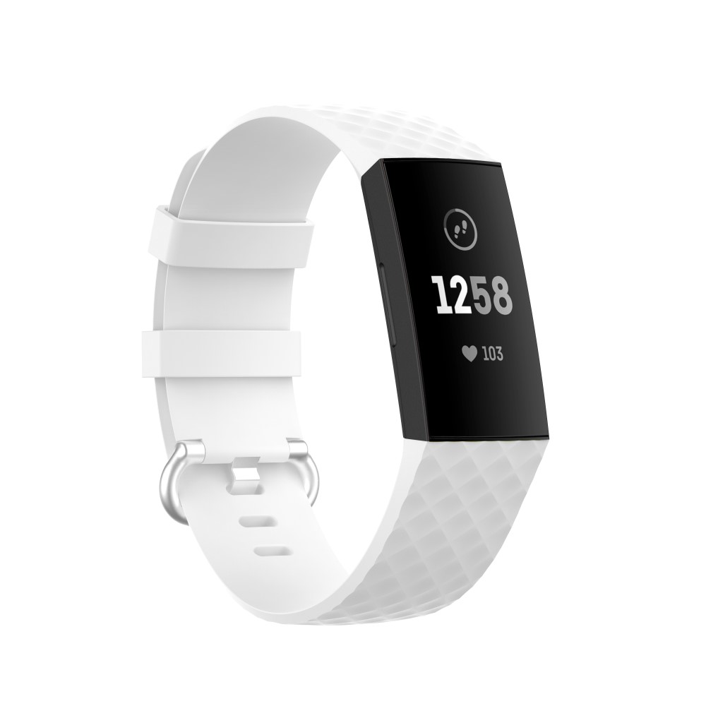  Armband Fitbit Charge 3 / 4 Vit - Teknikhallen.se