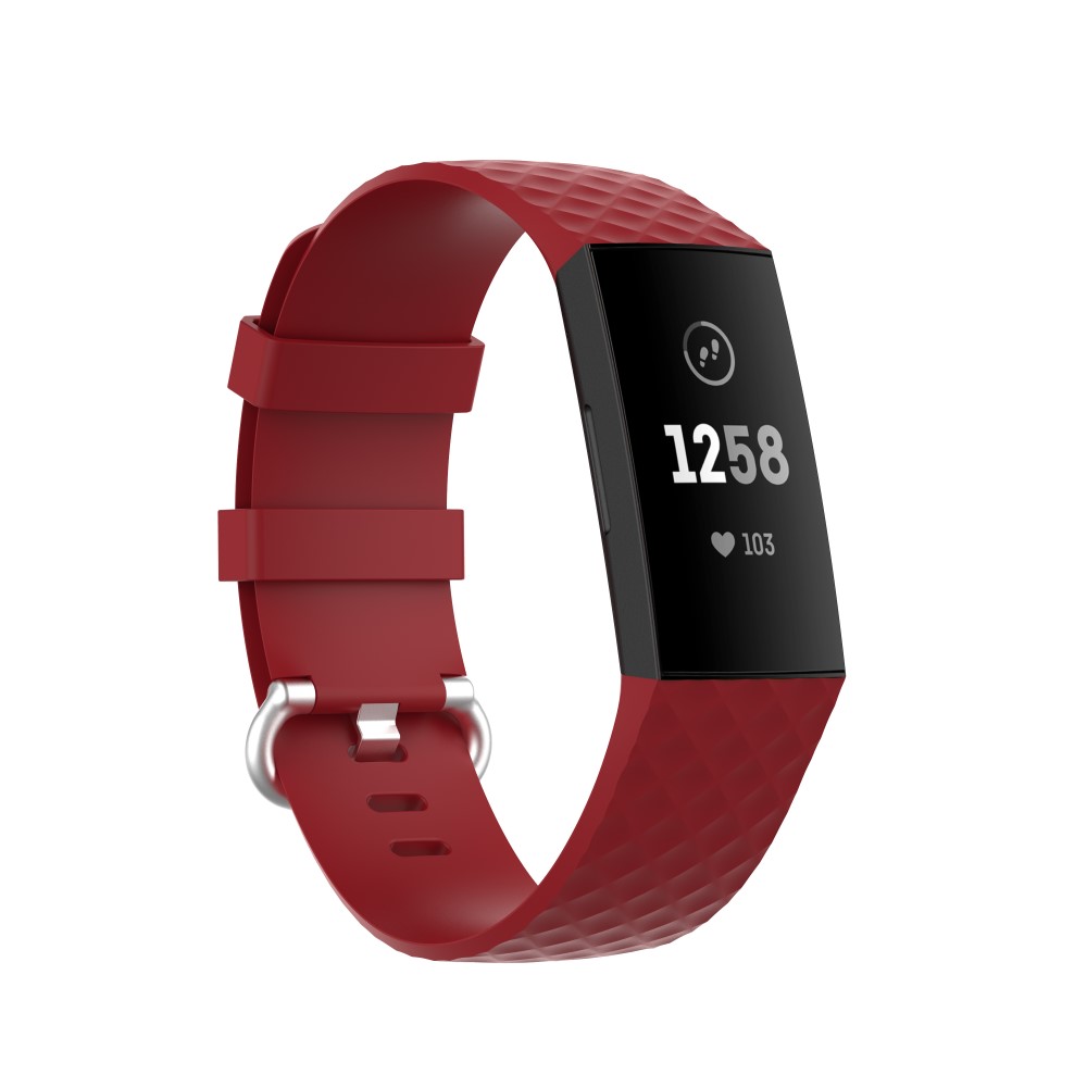  Armband Fitbit Charge 3 / 4 Rd - Teknikhallen.se