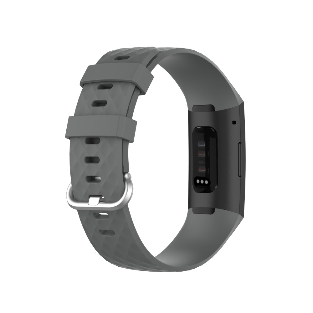  Armband Fitbit Charge 3 / 4 Grå - Teknikhallen.se