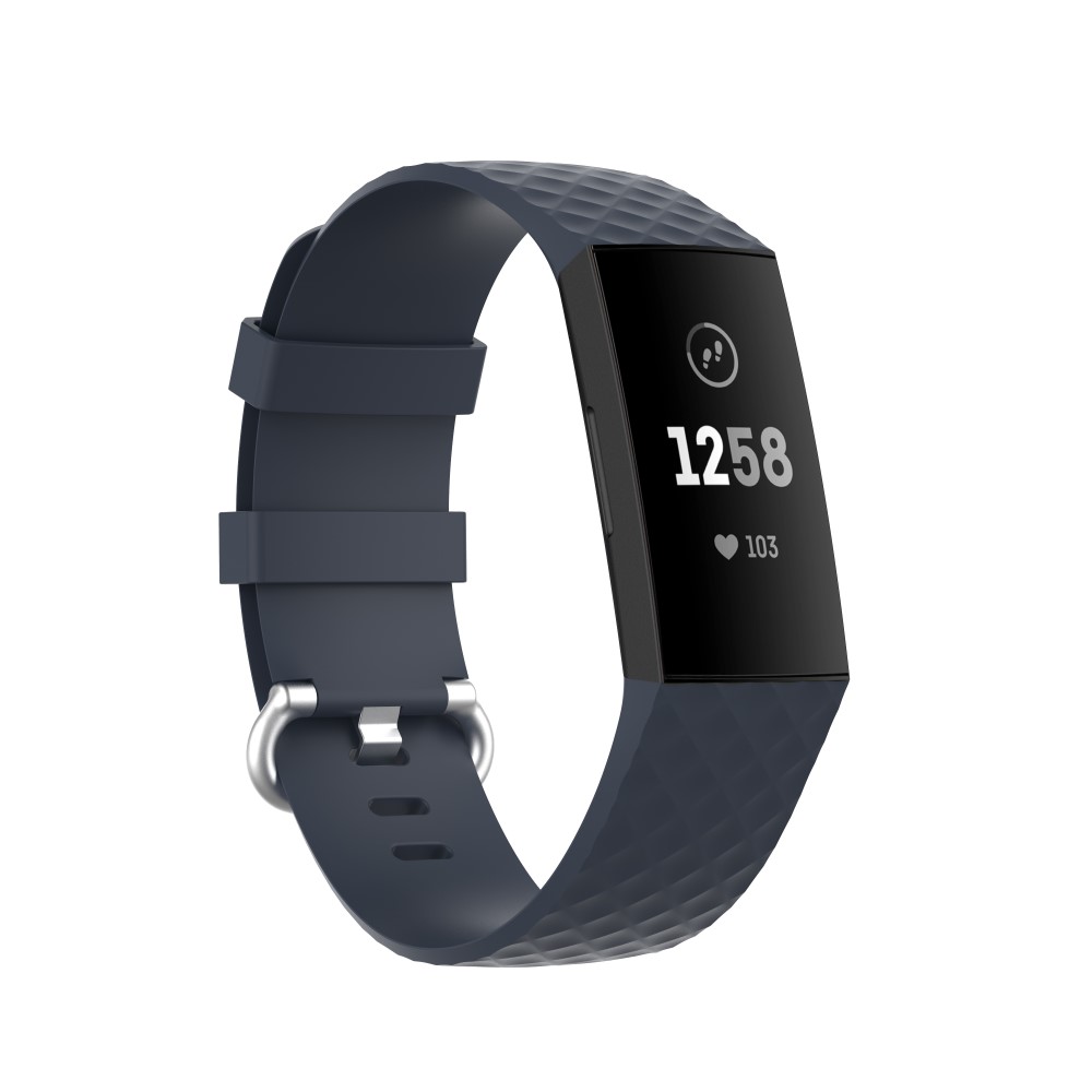  Armband Fitbit Charge 3 / 4 Mrk Bl - Teknikhallen.se