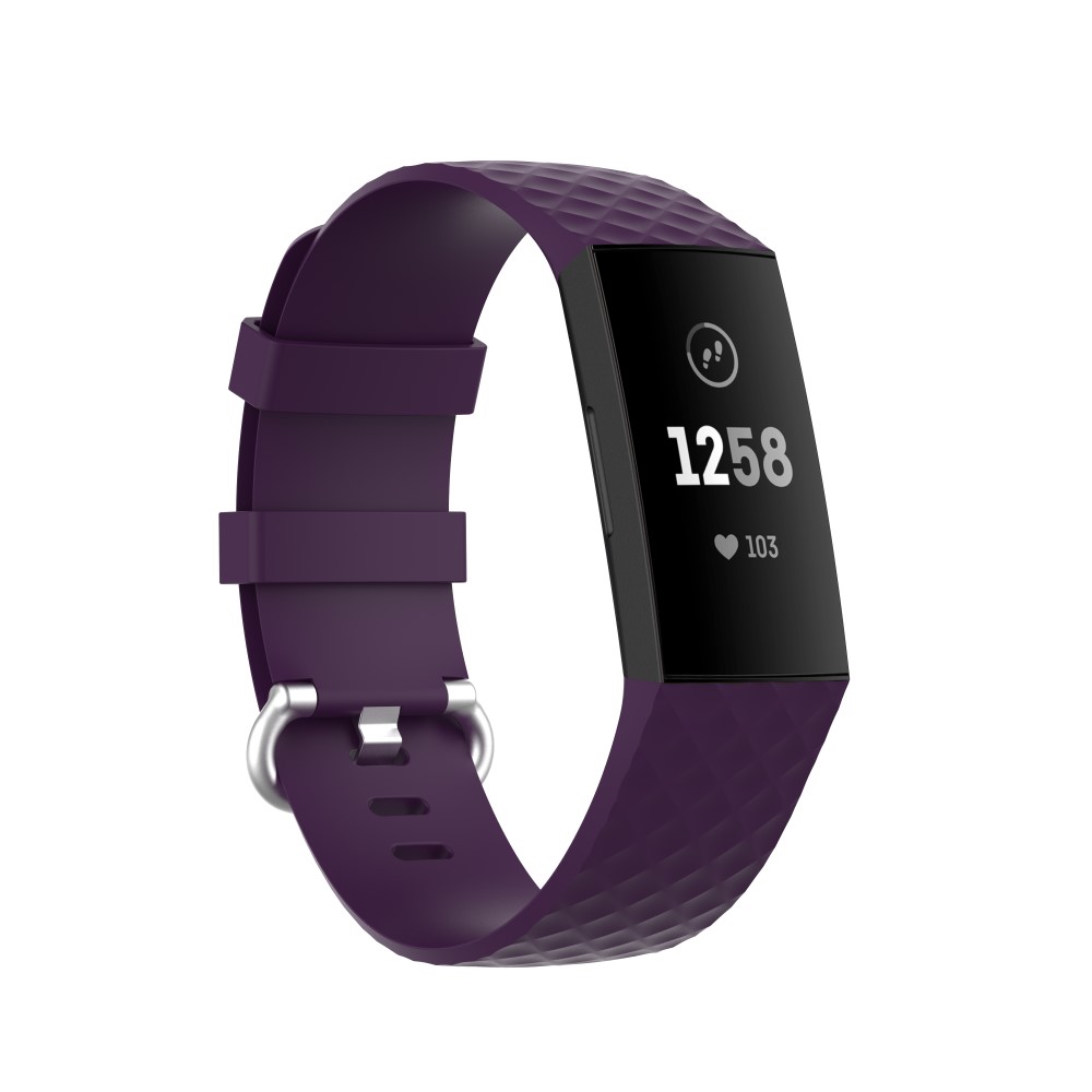  Armband Fitbit Charge 3 / 4 Lila - Teknikhallen.se