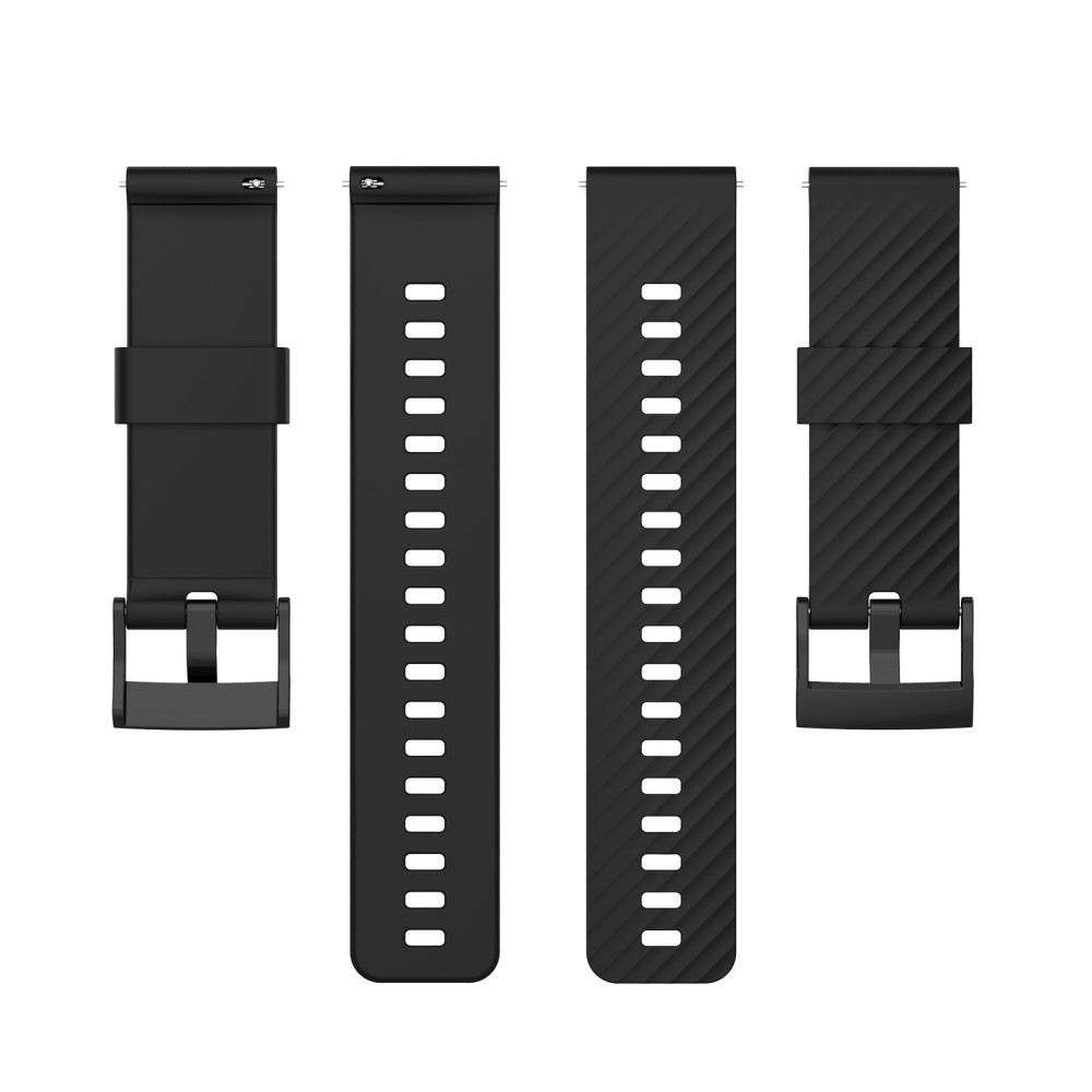  Silikon Armband Fr Suunto (24mm) Svart - Teknikhallen.se