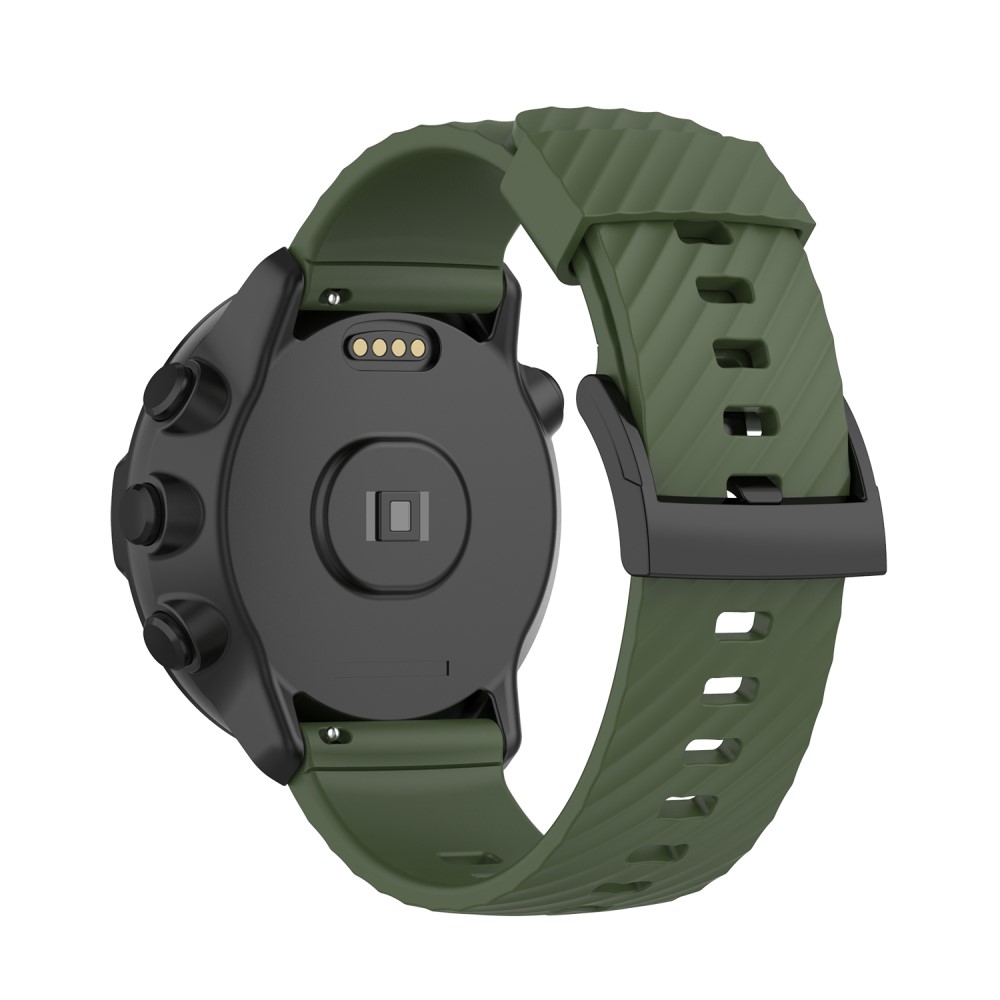  Silikon Armband För Suunto (24mm) Mörk Grön - Teknikhallen.se