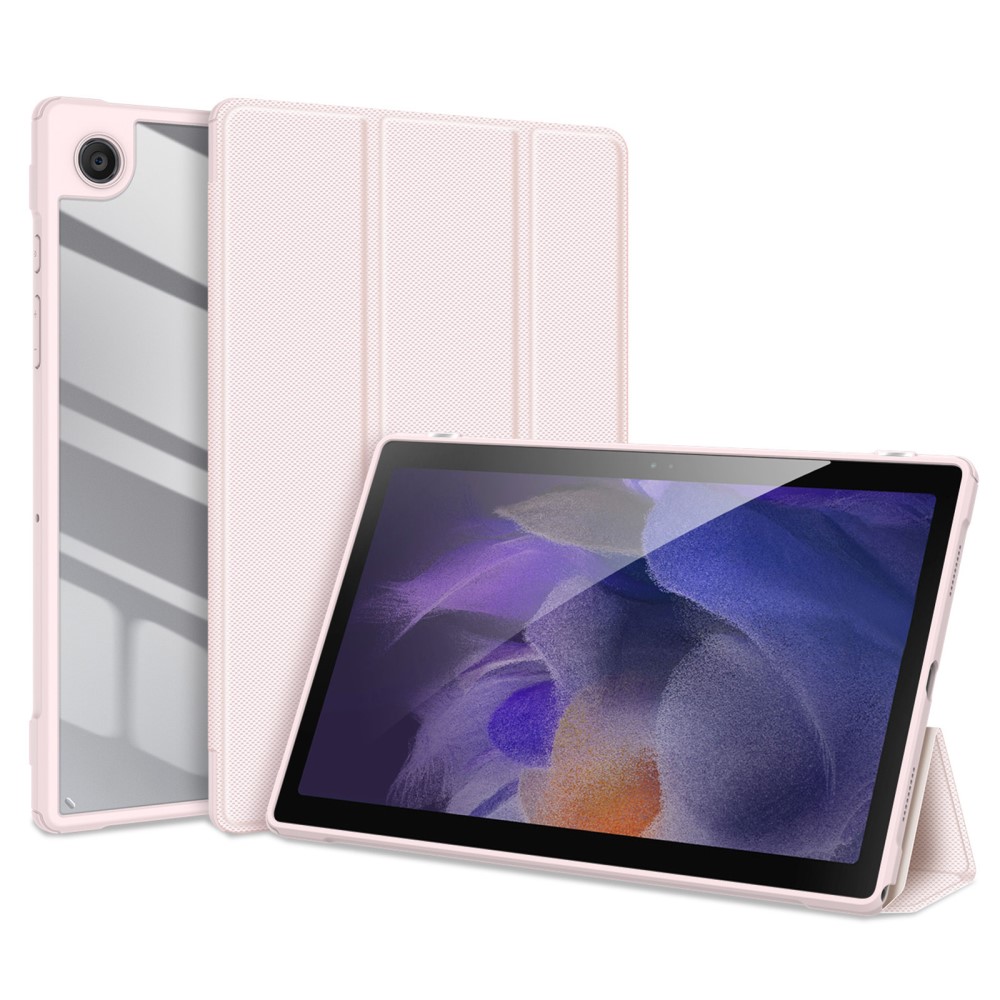 DUX DUCIS DUX DUCIS Samsung Galaxy Tab A8 10.5 (2021) Ljus Rosa Fodral TOBY Tri-Fold - Teknikhallen.se