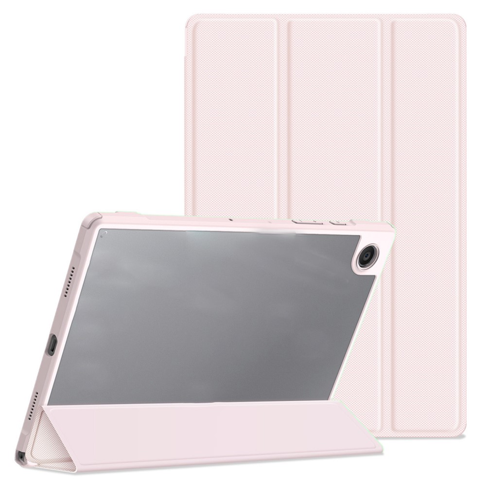 DUX DUCIS DUX DUCIS Samsung Galaxy Tab A8 10.5 (2021) Ljus Rosa Fodral TOBY Tri-Fold - Teknikhallen.se