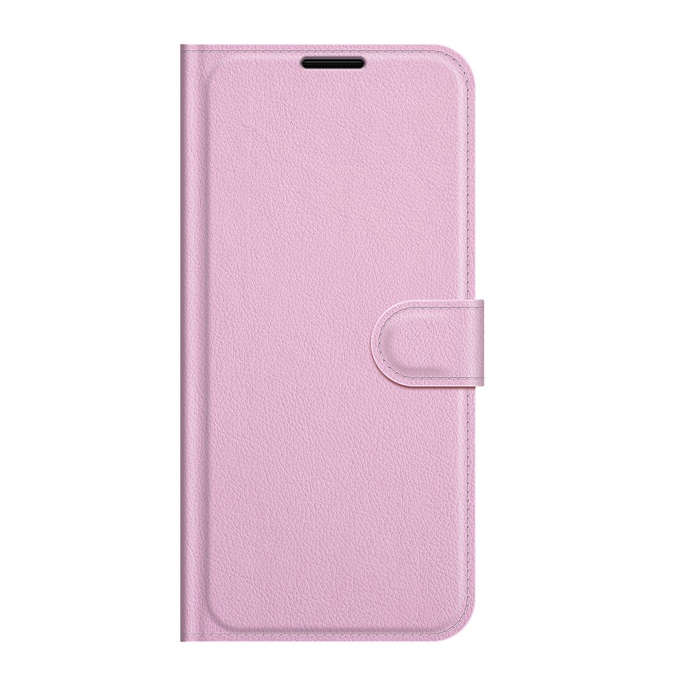  Samsung Galaxy S22 Ultra Fodral Litchi Läder Ljus Rosa - Teknikhallen.se