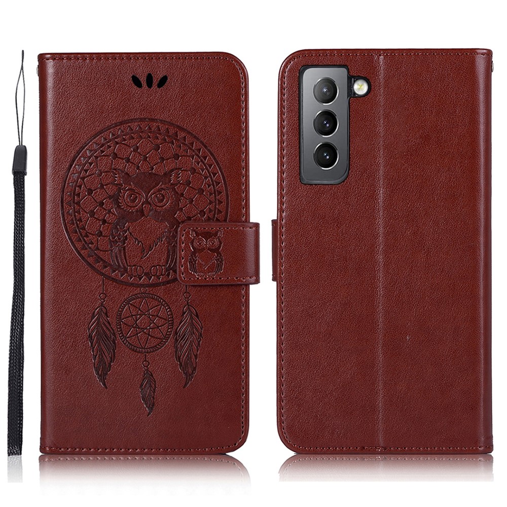  Samsung Galaxy S22 Plus Fodral Owl Dreamcatcher Brun - Teknikhallen.se