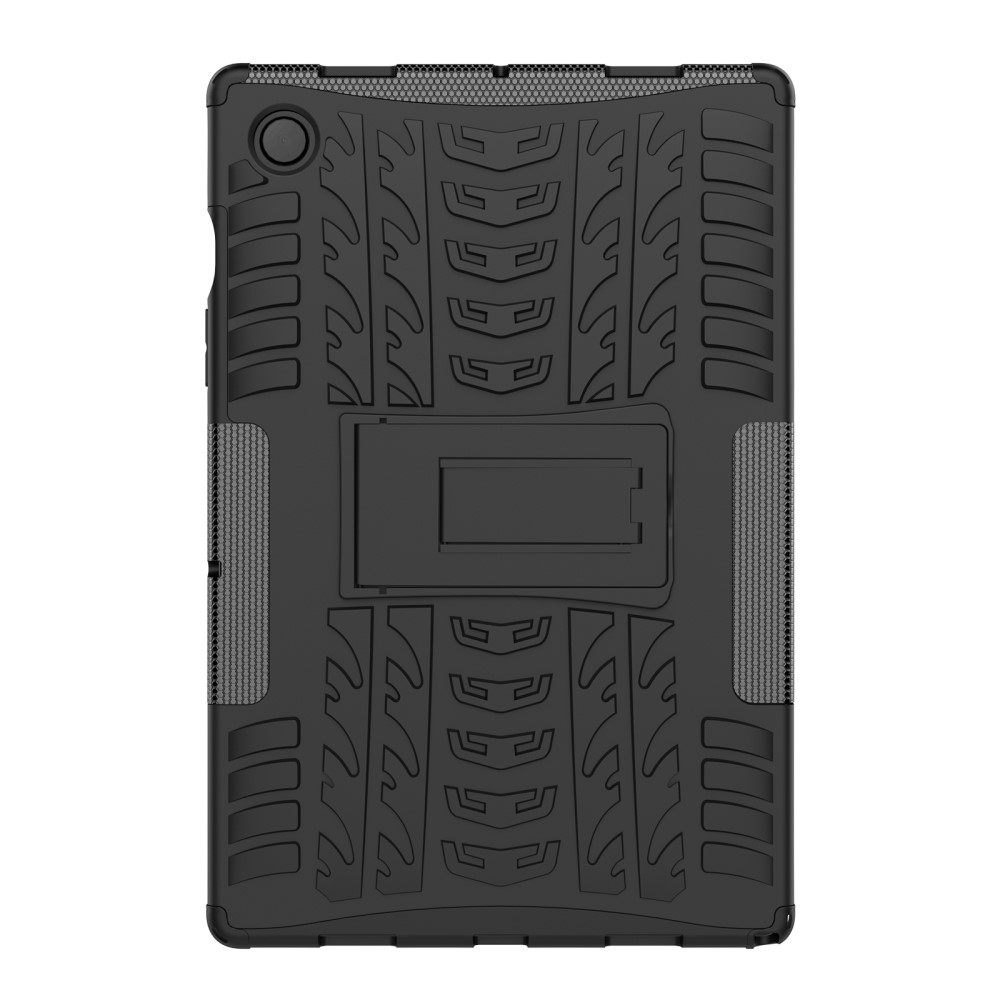  Samsung Galaxy Tab A8 10.5 (2021) Skal Rugged Kickstand Armor Svart - Teknikhallen.se