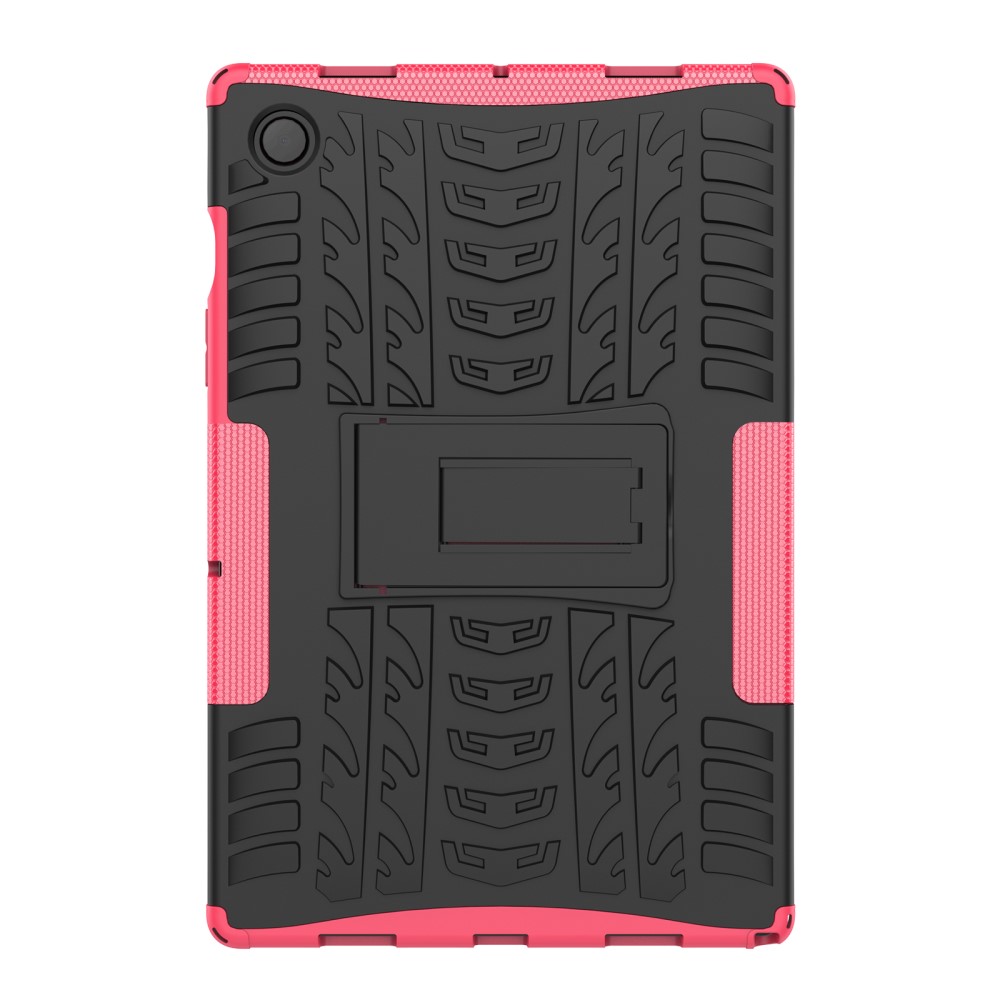  Samsung Galaxy Tab A8 10.5 (2021) Skal Rugged Kickstand Armor Rosa - Teknikhallen.se