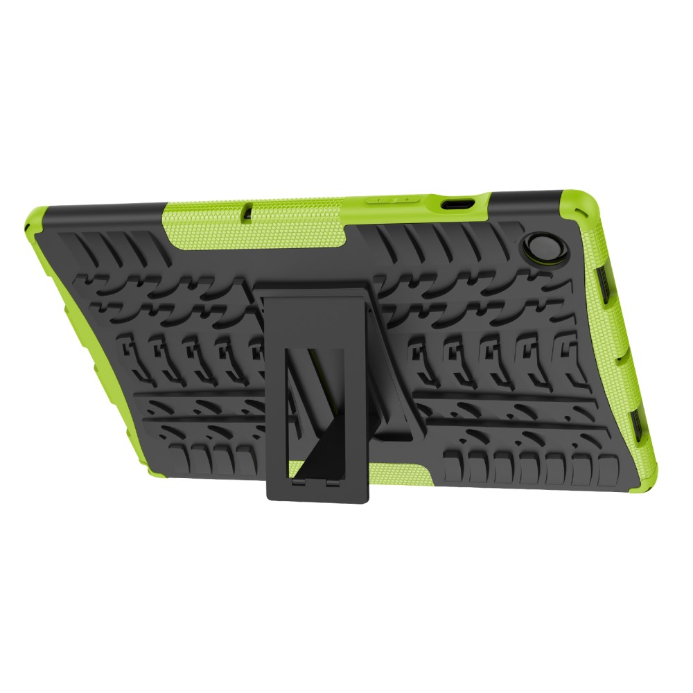  Samsung Galaxy Tab A8 10.5 (2021) Skal Rugged Kickstand Armor Grön - Teknikhallen.se