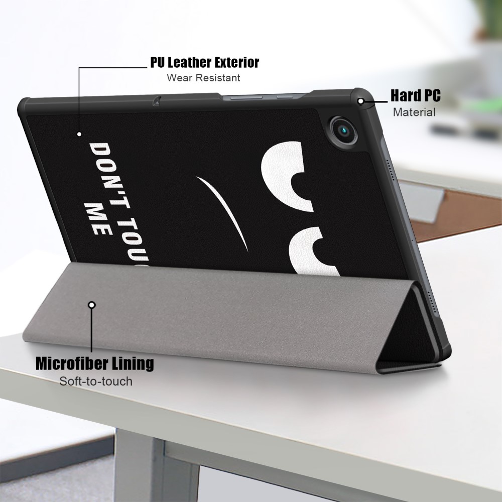  Samsung Galaxy Tab A8 10.5 (2021) Fodral Tri-Fold Dont Touch Me - Teknikhallen.se