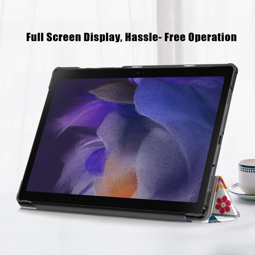  Samsung Galaxy Tab A8 10.5 (2021) Fodral Tri-Fold Fjrilar - Teknikhallen.se