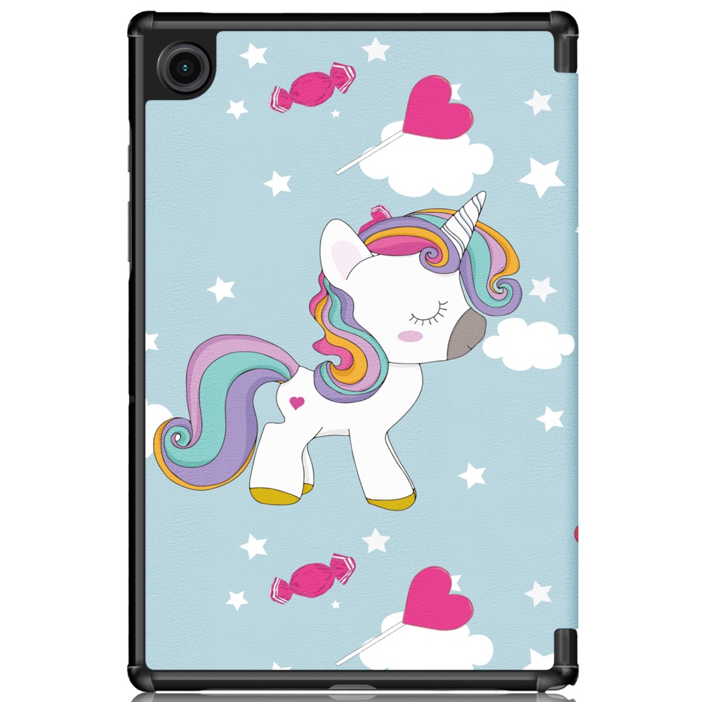  Samsung Galaxy Tab A8 10.5 (2021) Fodral Tri-Fold Unicorn - Teknikhallen.se