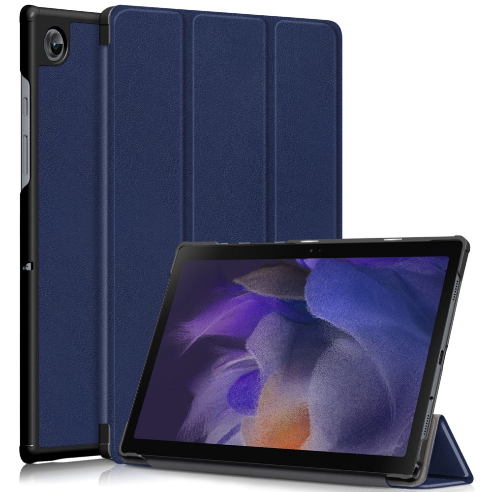  Samsung Galaxy Tab A8 10.5 (2021) Fodral Premium Tri-Fold Bl - Teknikhallen.se