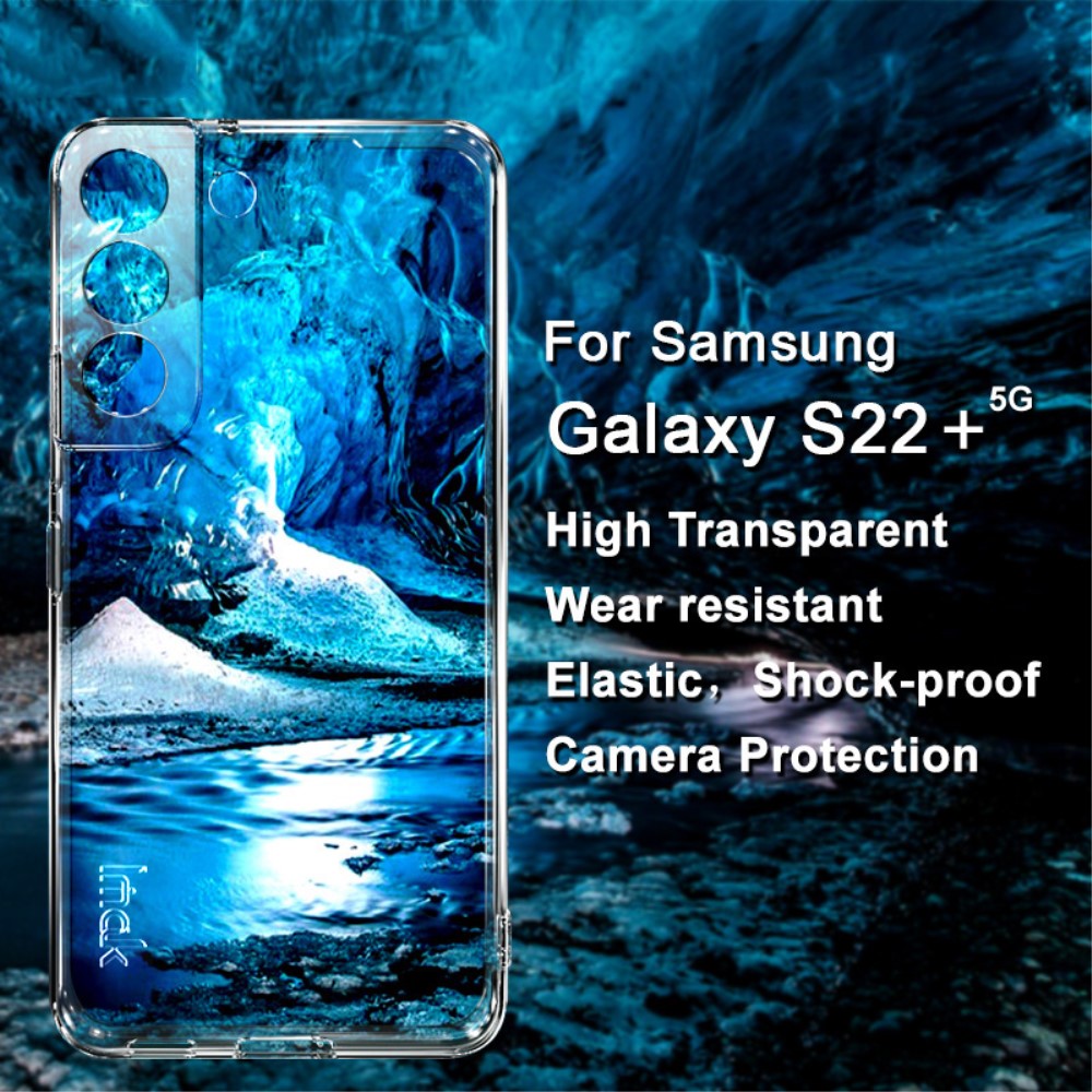 IMAK IMAK Samsung Galaxy S22 Plus Skal TPU Transparent - Teknikhallen.se