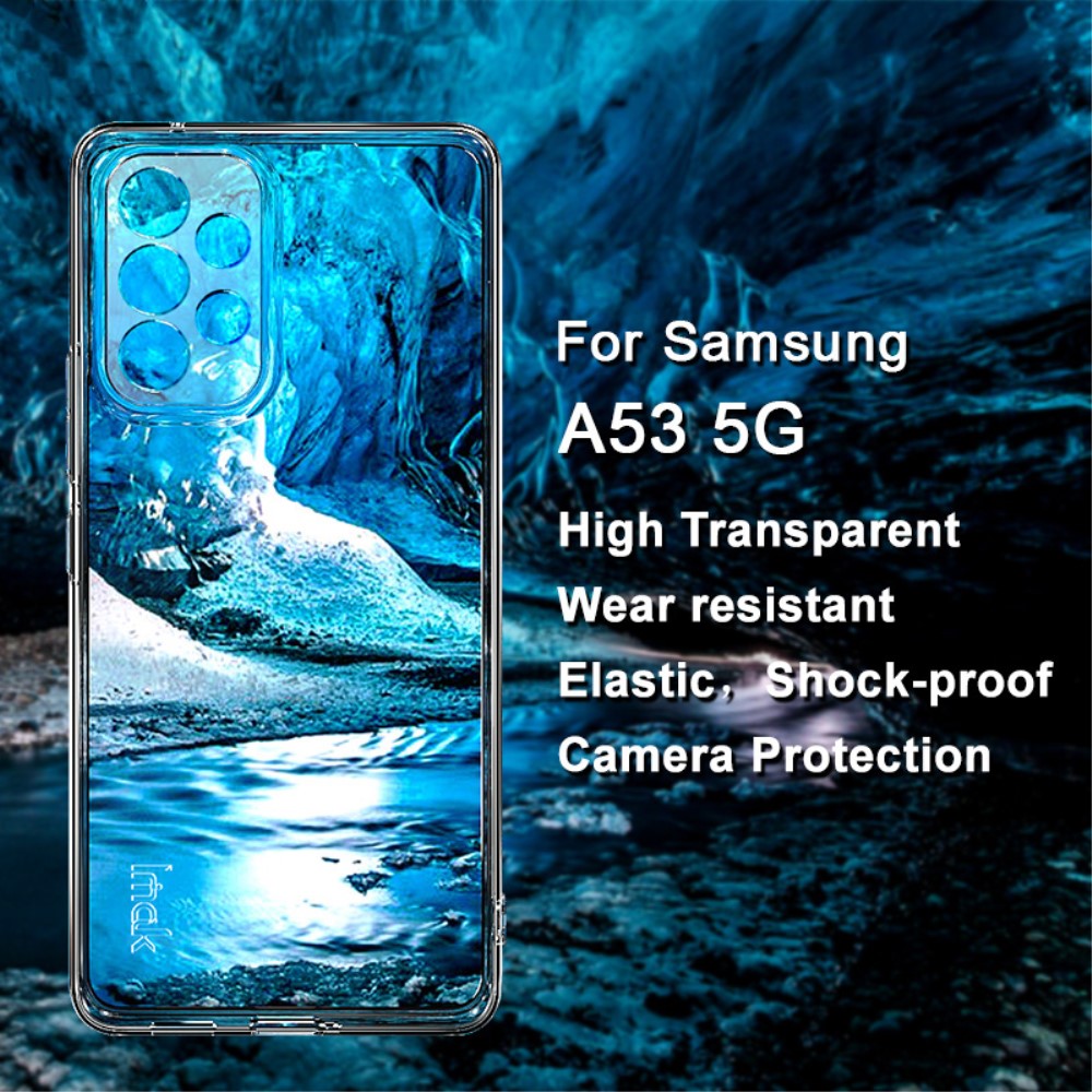 IMAK IMAK Samsung Galaxy A53 5G Skal Flexibelt TPU Transparent - Teknikhallen.se