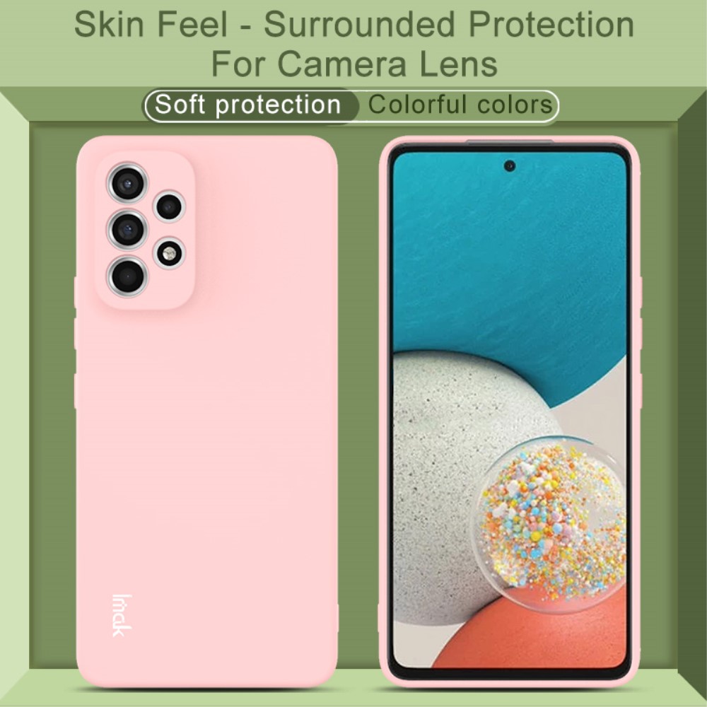 IMAK IMAK Samsung Galaxy A53 5G Skal Skin Touch Ljus Rosa - Teknikhallen.se