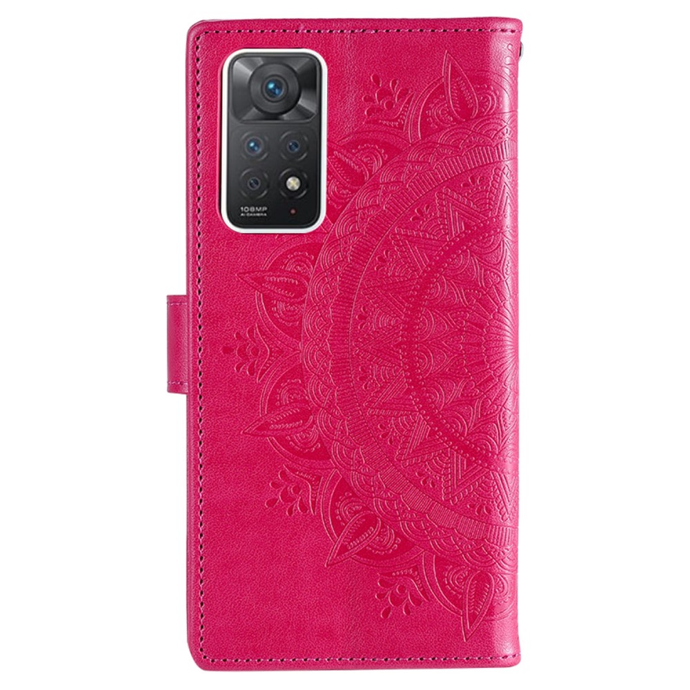  Xiaomi Redmi Note 11 Pro 5G Fodral Mandala Läder Rosa - Teknikhallen.se