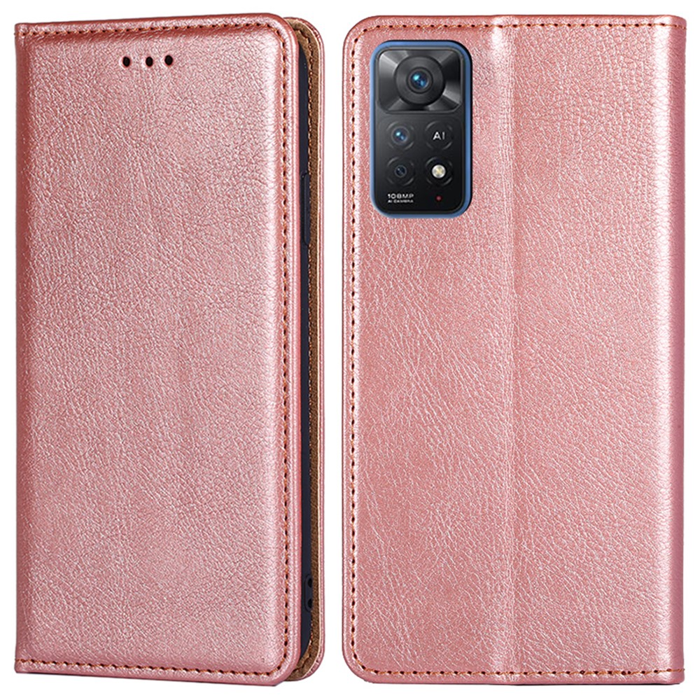  Xiaomi Redmi Note 11 Pro 5G Fodral Vintage Flip Roséguld - Teknikhallen.se