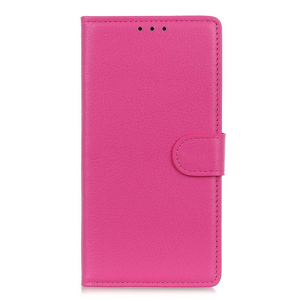  Samsung Galaxy S20 Plus - Litchi Plånboksfodral - Rosa - Teknikhallen.se