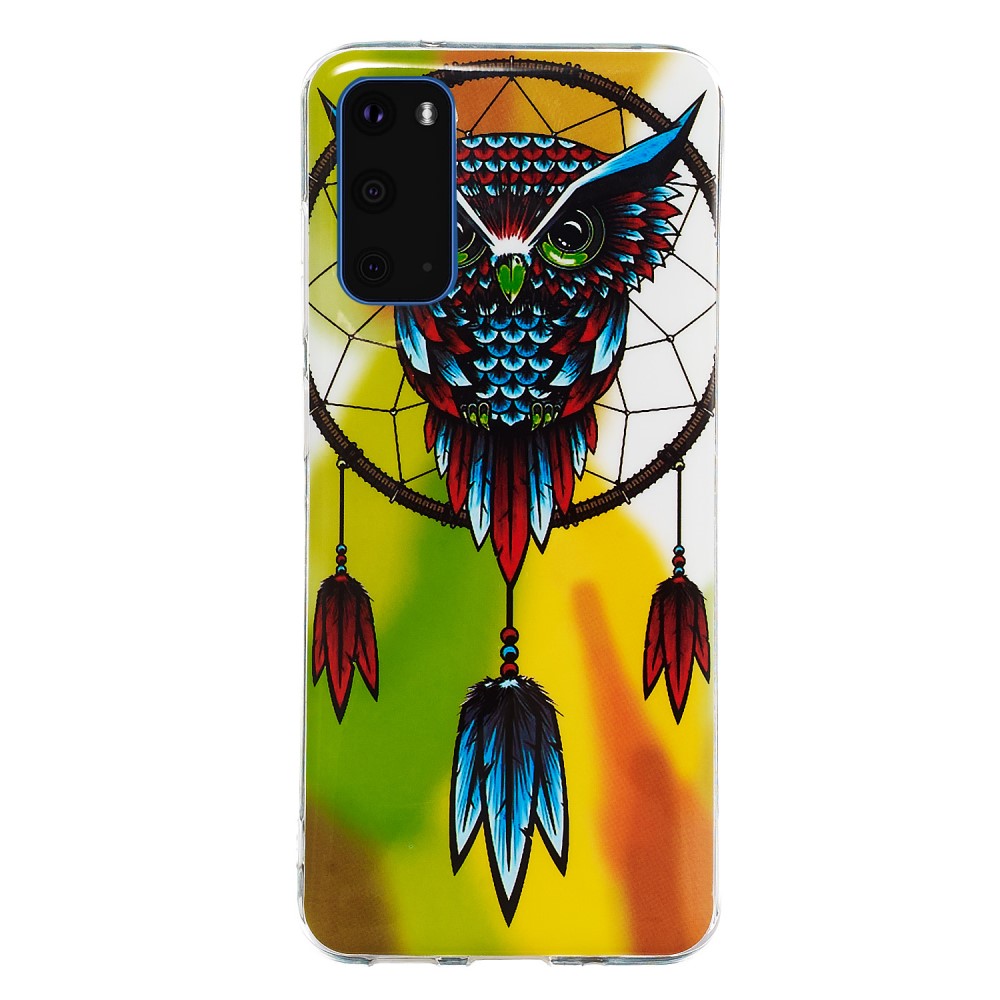  Samsung Galaxy S20 - Glow-in-dark Skal - Uggla Dream Catcher - Teknikhallen.se