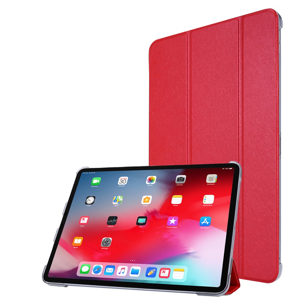  iPad Air 2020/2022/2024 / Pro 11 Tri-Fold Fodral Röd - Teknikhallen.se