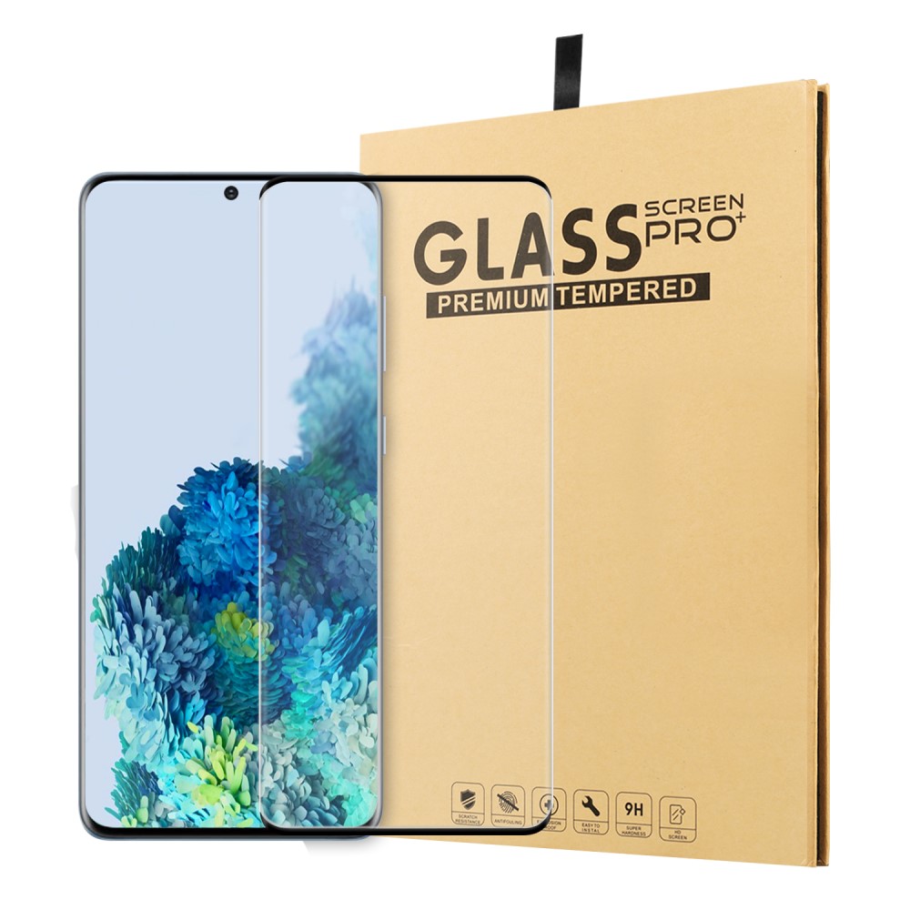 Samsung Galaxy S20 Plus - Heltckande Hrdat Glas - Teknikhallen.se