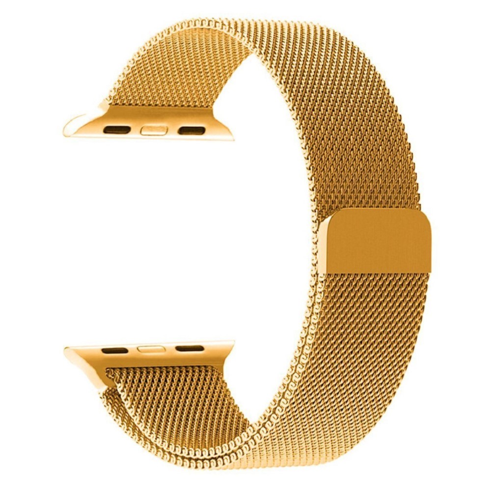  Milanese Loop Metall Armband Apple Watch 41/40/38 mm - Guld - Teknikhallen.se