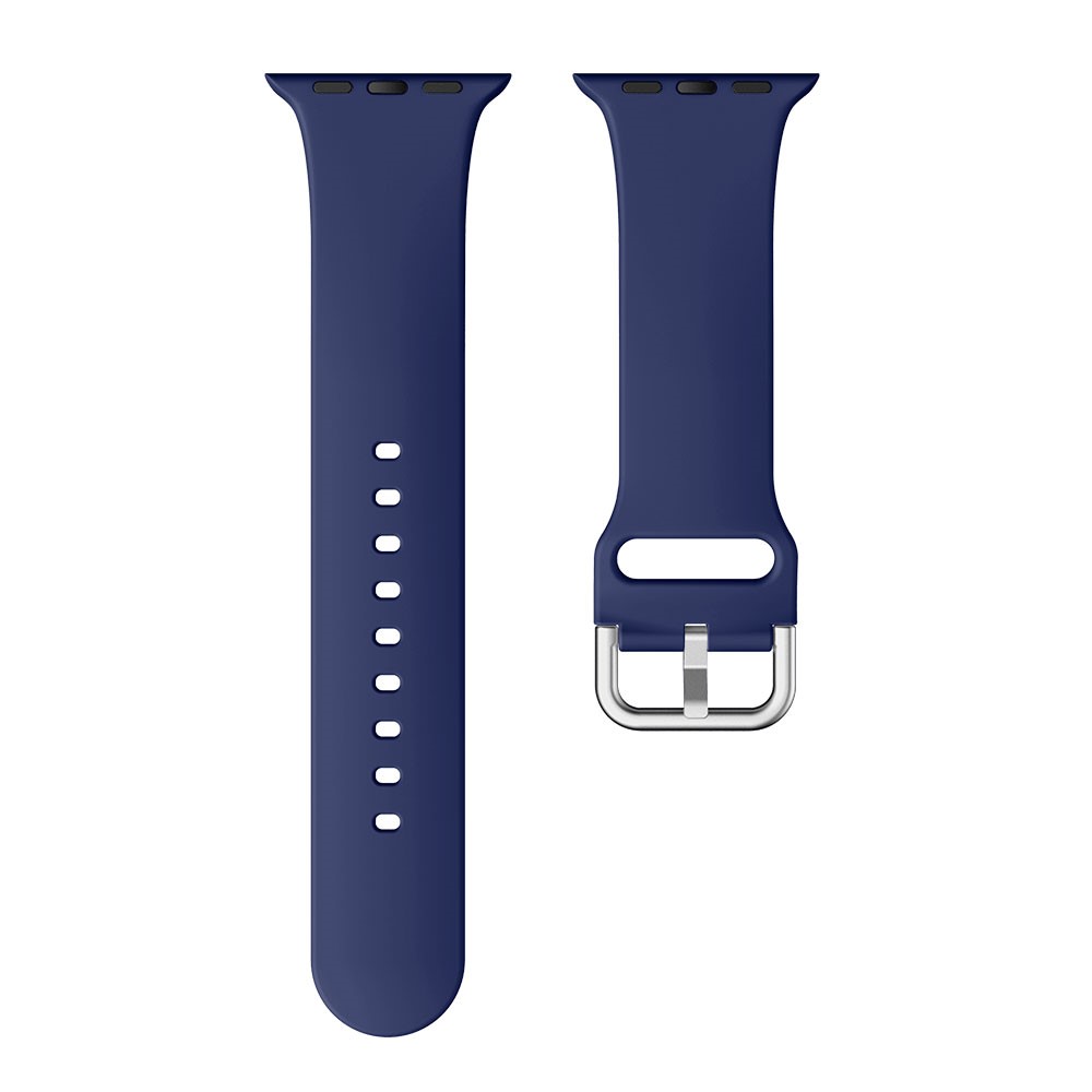  Silikon Armband - Apple Watch 41/40/38 mm - Mrk Bl - Teknikhallen.se