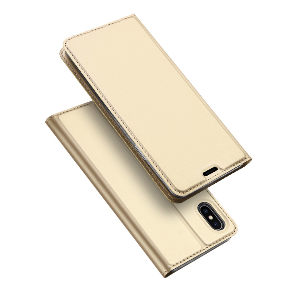  iPhone Xs Max Plånboksfodral - Guld - Teknikhallen.se