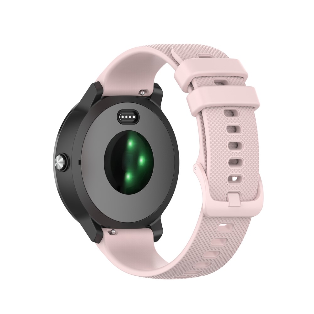  Silikon Armband För Smartwatch - Ljus Rosa (20mm) - Teknikhallen.se