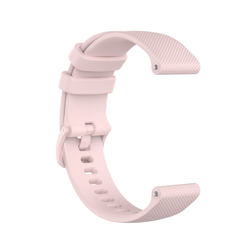  Silikon Armband För Smartwatch - Ljus Rosa (20mm) - Teknikhallen.se